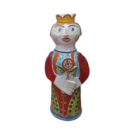 sicilian ceramic statue queen pl255 desimone pottery sicilian ceramic statue queen pl255 desimone pottery